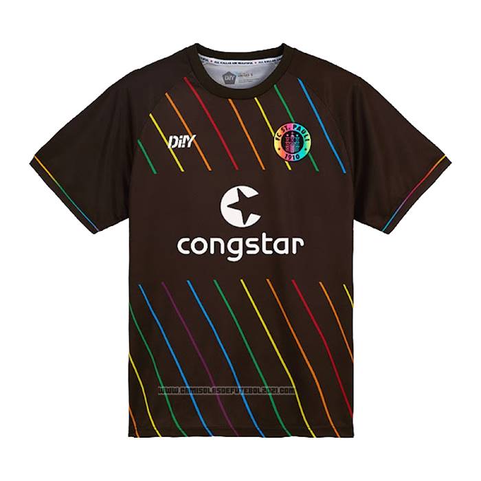 Tailandia Camisola St. Pauli Special 2023-2024 Brown